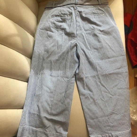 Cropped, wide leg, paper bag pants - Picture 3 of 3